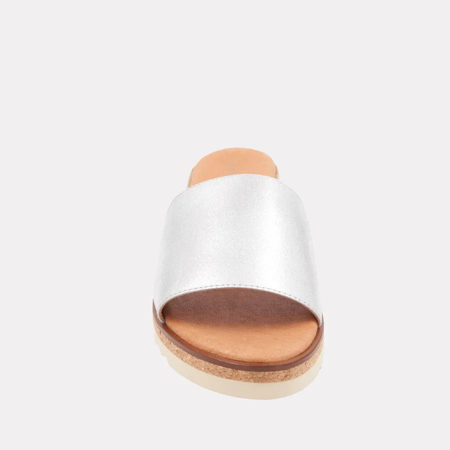 Nessie Metallic Espadrille Wedge sold by Andre Assous product image thumbnail 5