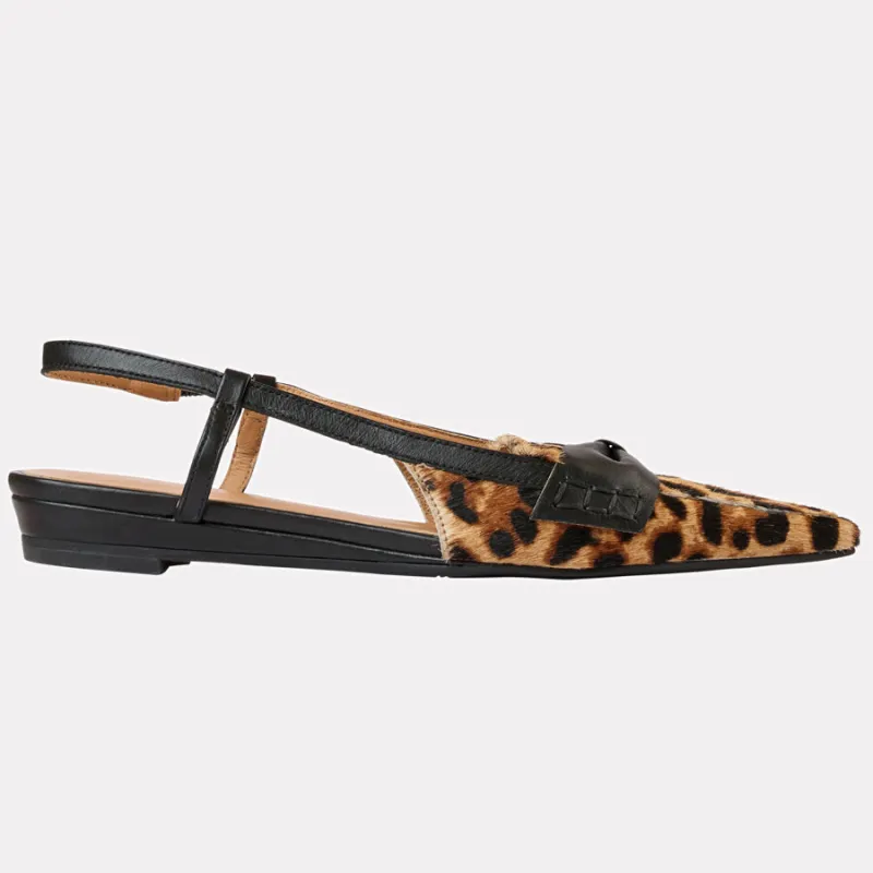 Blake Leopard Mule sold by Andre Assous