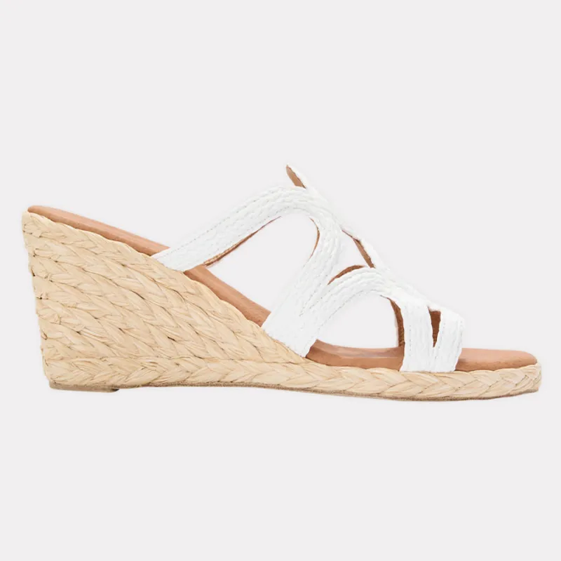Neena Raffia Espadrille Wedge sold by Andre Assous