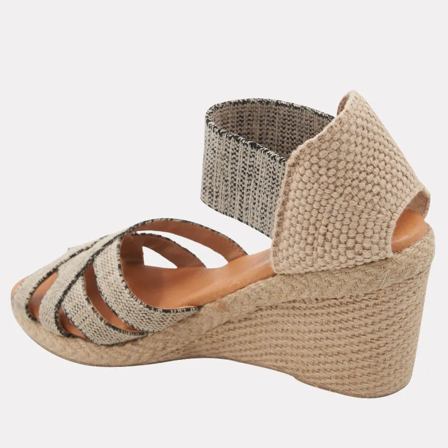 Adin Linen Espadrille Wedge sold by Andre Assous product image thumbnail 4