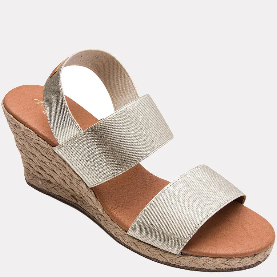 Allison Metallic Espadrille Wedge sold by Andre Assous product image thumbnail 2