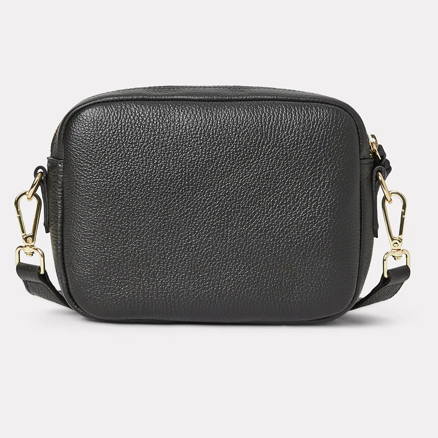 Amelia Black Leather Crossbody Bag sold by Andre Assous product image thumbnail 2