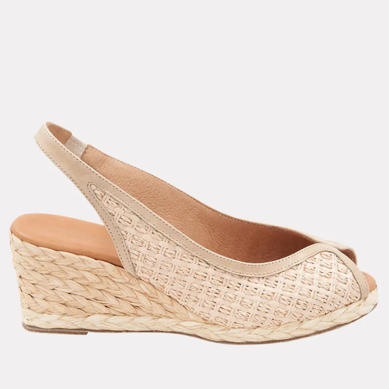 Audrey Woven Espadrille Wedge sold by Andre Assous