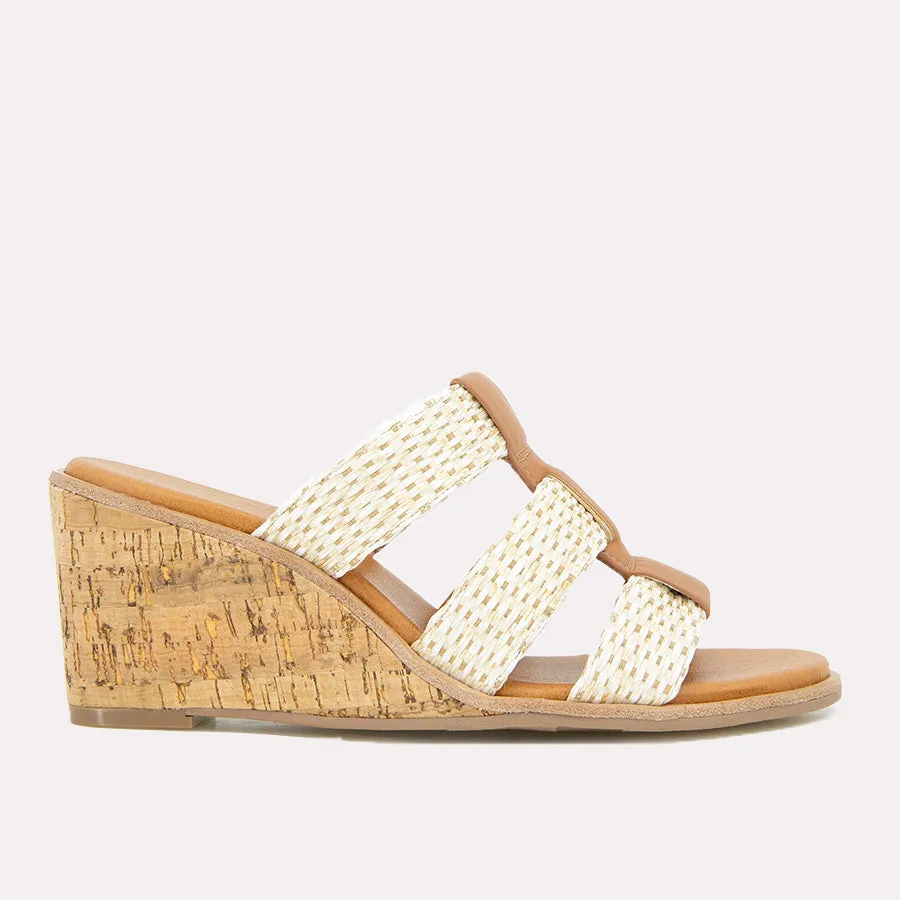 Bentley Raffia Featherweights™ Wedge sold by Andre Assous