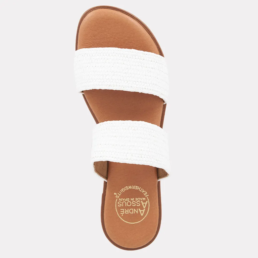 Galia Stretch Raffia Featherweights™ Sandal sold by Andre Assous product image thumbnail 3