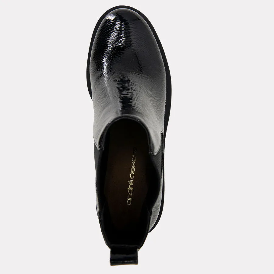 Gemma Patent Leather Chelsea Boot sold by Andre Assous product image thumbnail 3