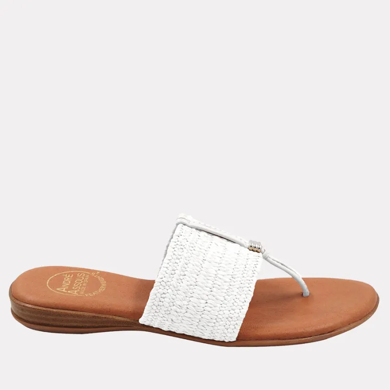 Nice Stretch Raffia Featherweights™ Sandal sold by Andre Assous