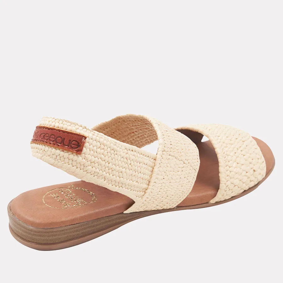 Nigella Stretch Raffia Featherweights™ Sandal sold by Andre Assous product image thumbnail 4