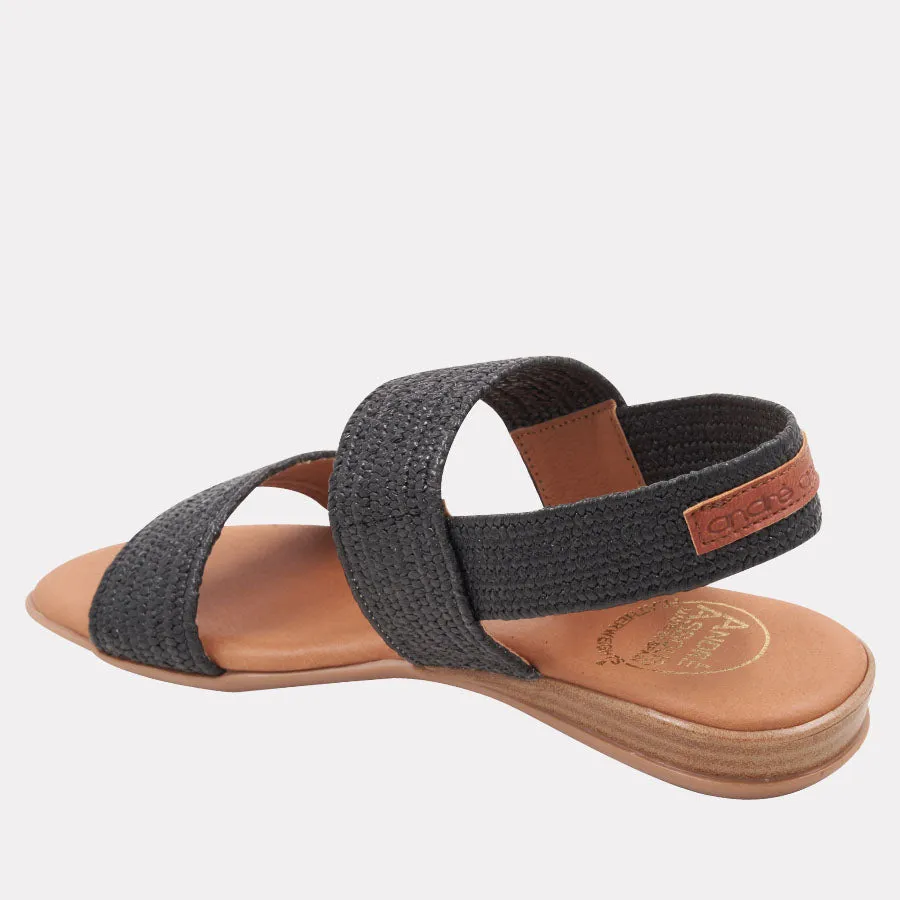 Nigella Stretch Raffia Featherweights™ Sandal sold by Andre Assous product image thumbnail 4