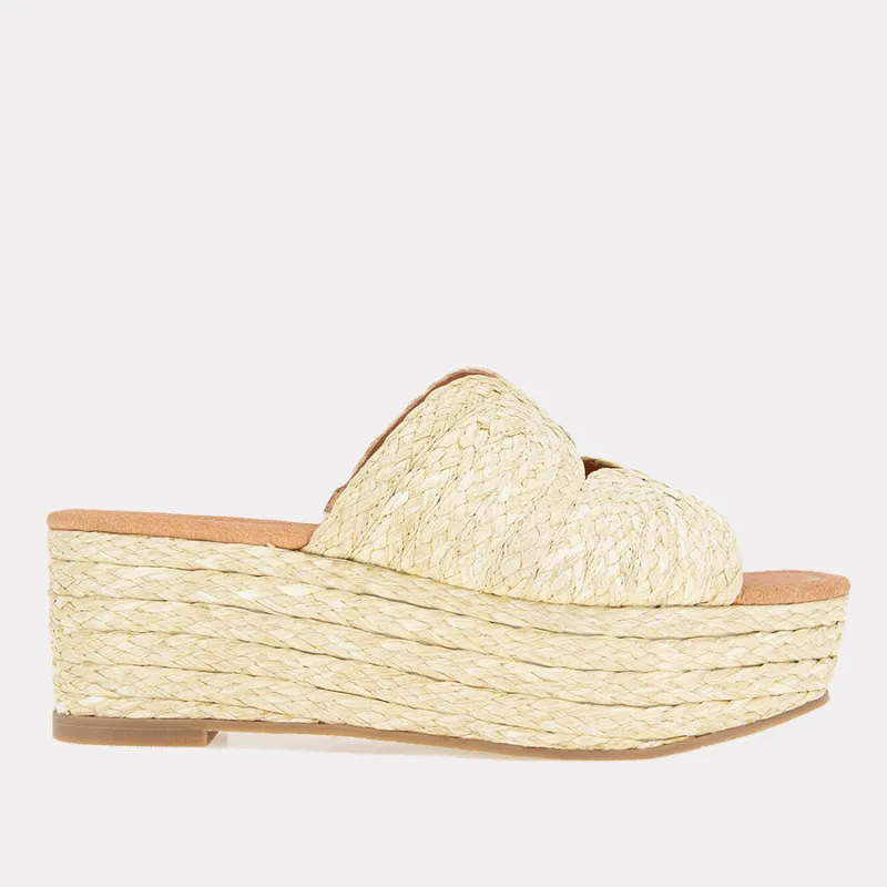 Serene Raffia Espadrille Wedge sold by Andre Assous