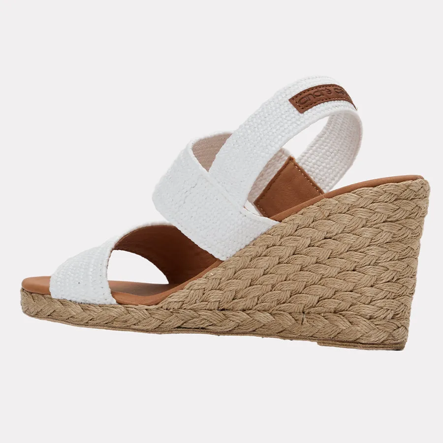 Allison Stretch Raffia Espadrille Wedge sold by Andre Assous product image thumbnail 4