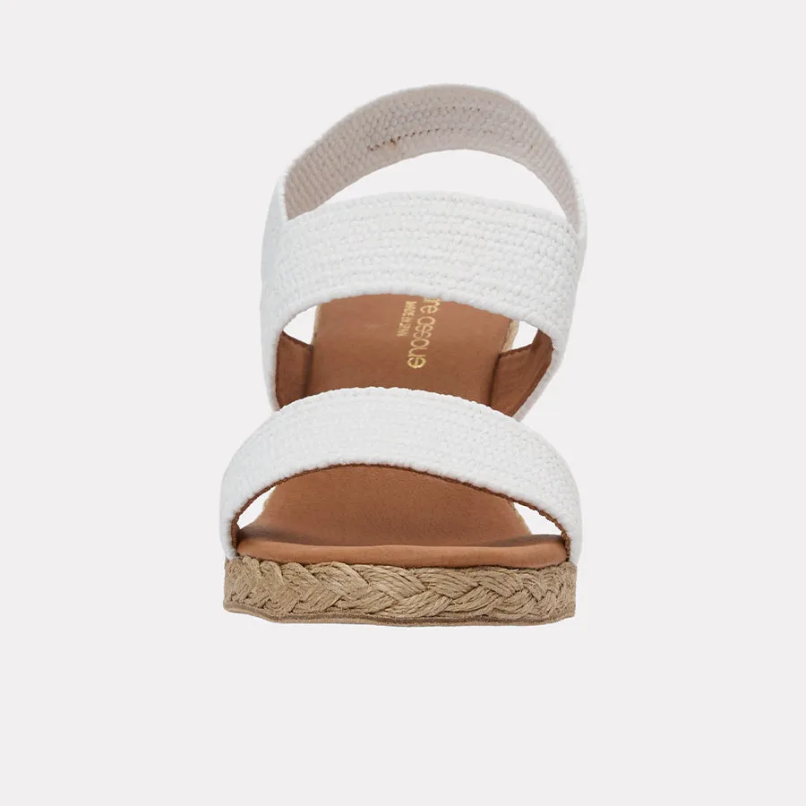 Allison Stretch Raffia Espadrille Wedge sold by Andre Assous product image thumbnail 5