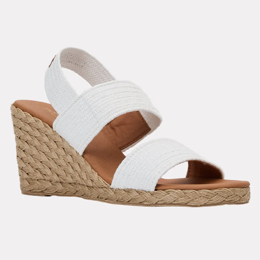 Allison Stretch Raffia Espadrille Wedge sold by Andre Assous product image thumbnail 2
