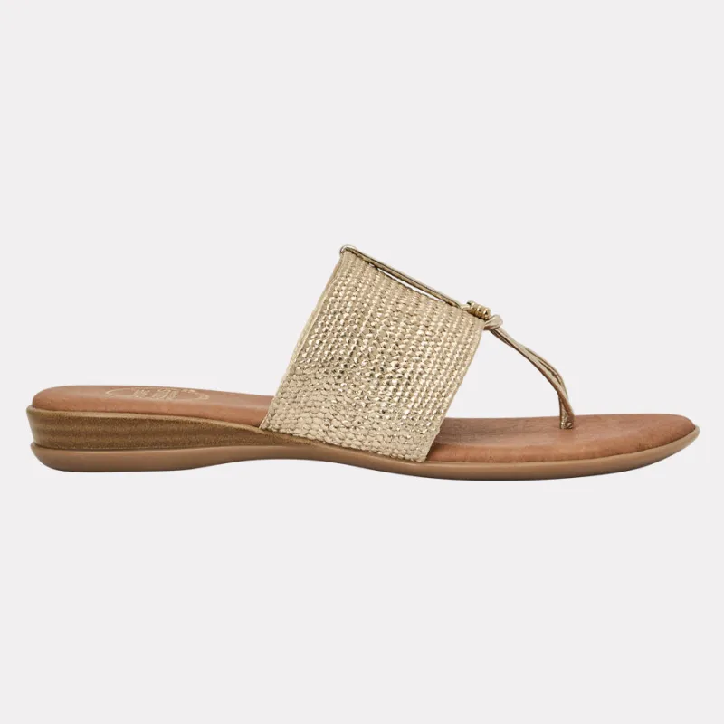 Nice Stretch Raffia Featherweights™ Sandal sold by Andre Assous
