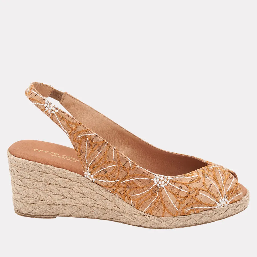 Audrey Cork Espadrille Wedge sold by Andre Assous product image thumbnail 2