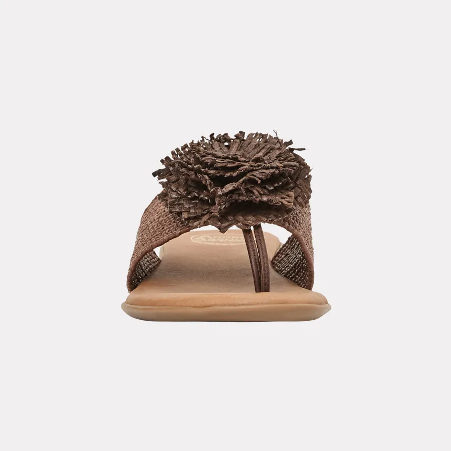 Nara Neutral Stretch Raffia Featherweights™ Sandal sold by Andre Assous product image thumbnail 5