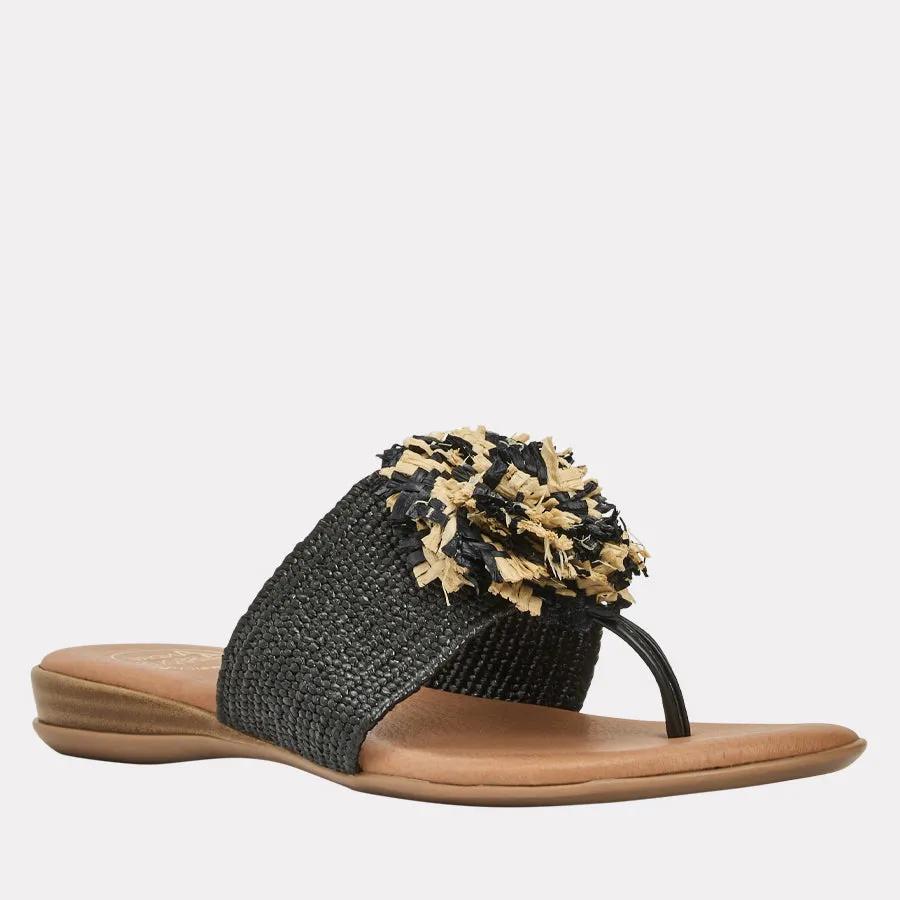 Nara Neutral Stretch Raffia Featherweights™ Sandal sold by Andre Assous product image thumbnail 2