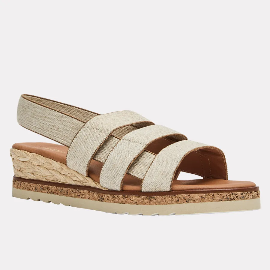 Noma Linen Espadrille Wedge sold by Andre Assous product image thumbnail 2