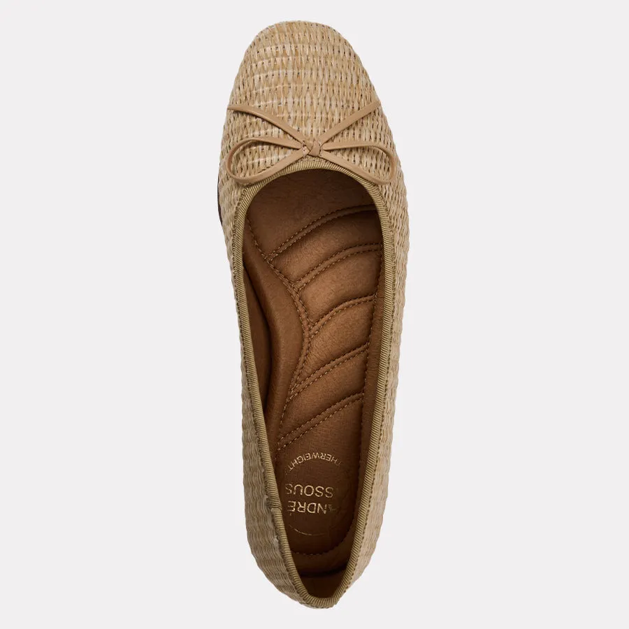 Haley Raffia Ballet Flat sold by Andre Assous product image thumbnail 3