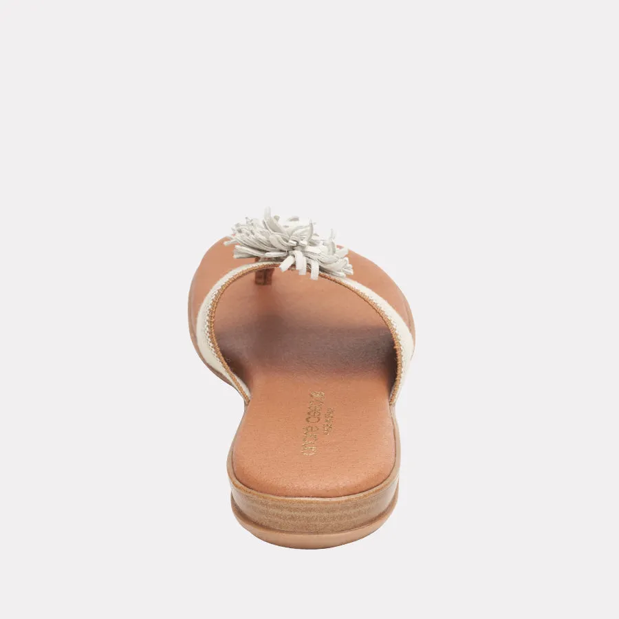 Novalee Beige Linen Featherweights™ Sandal sold by Andre Assous product image thumbnail 2