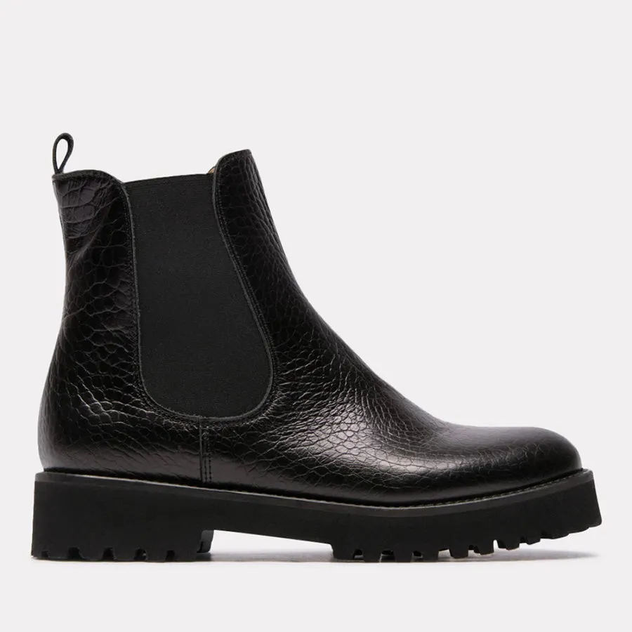 Peggy Embossed Croc Featherweights™ Chelsea Boot sold by Andre Assous
