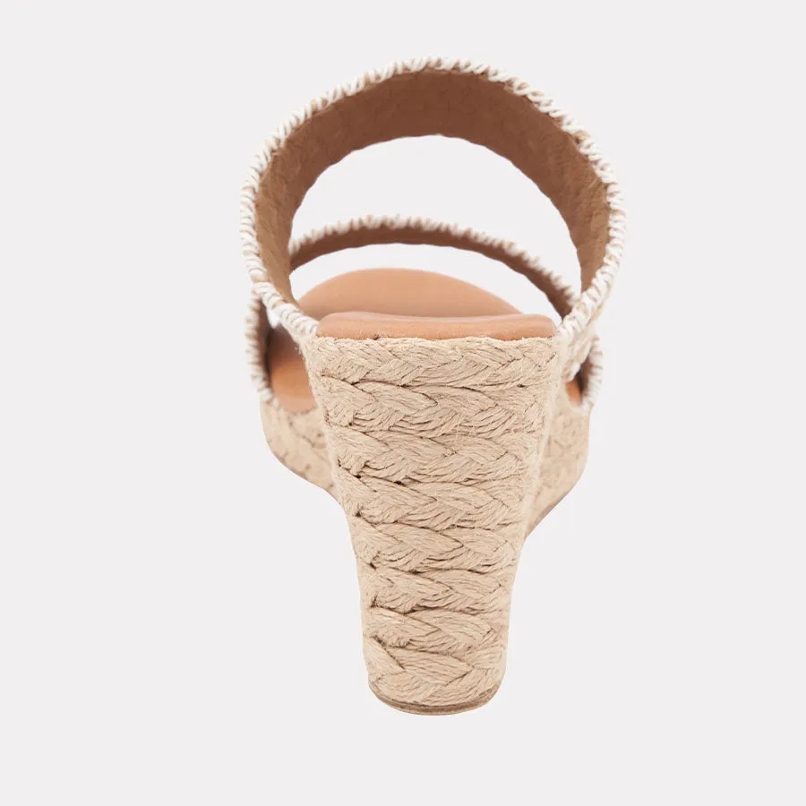 Nolita White Knit Espadrille Wedge sold by Andre Assous product image thumbnail 3