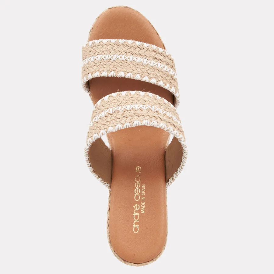 Nolita White Knit Espadrille Wedge sold by Andre Assous product image thumbnail 5