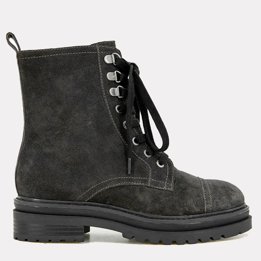 Farah Suede Combat Boot sold by Andre Assous