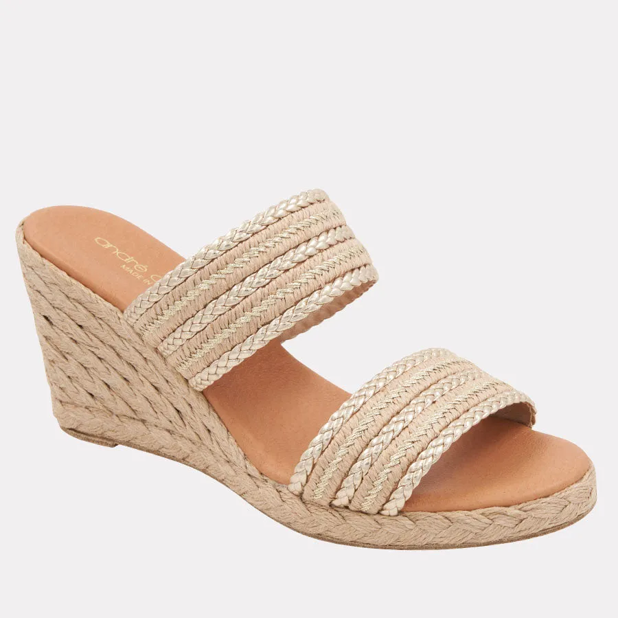 Nolita Platino Stripe Espadrille Wedge sold by Andre Assous product image thumbnail 4