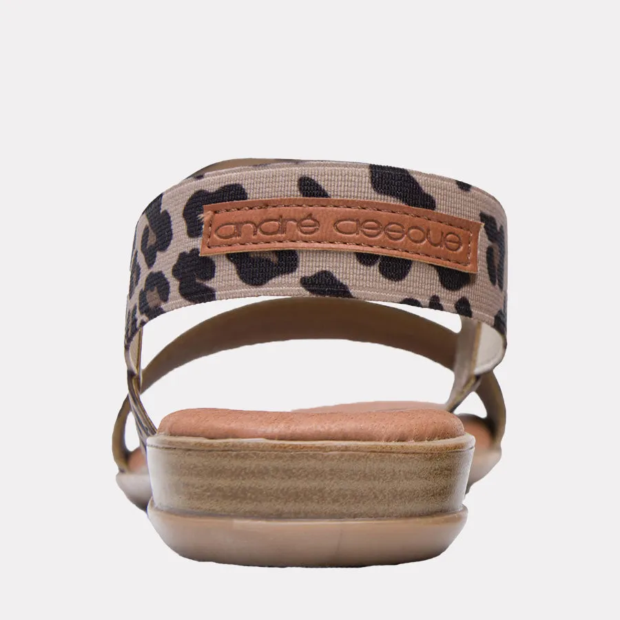 Nigella Leopard Featherweights™ Sandal sold by Andre Assous product image thumbnail 3