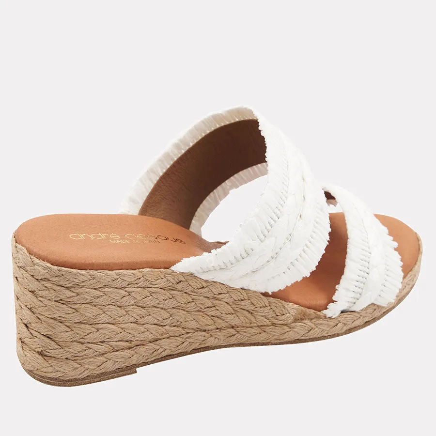 Nori Fringe Espadrille Wedge sold by Andre Assous product image thumbnail 4