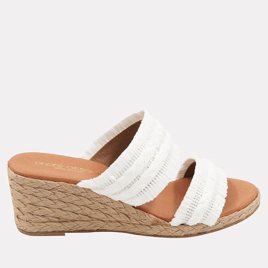 Nori Fringe Espadrille Wedge sold by Andre Assous product image thumbnail 3