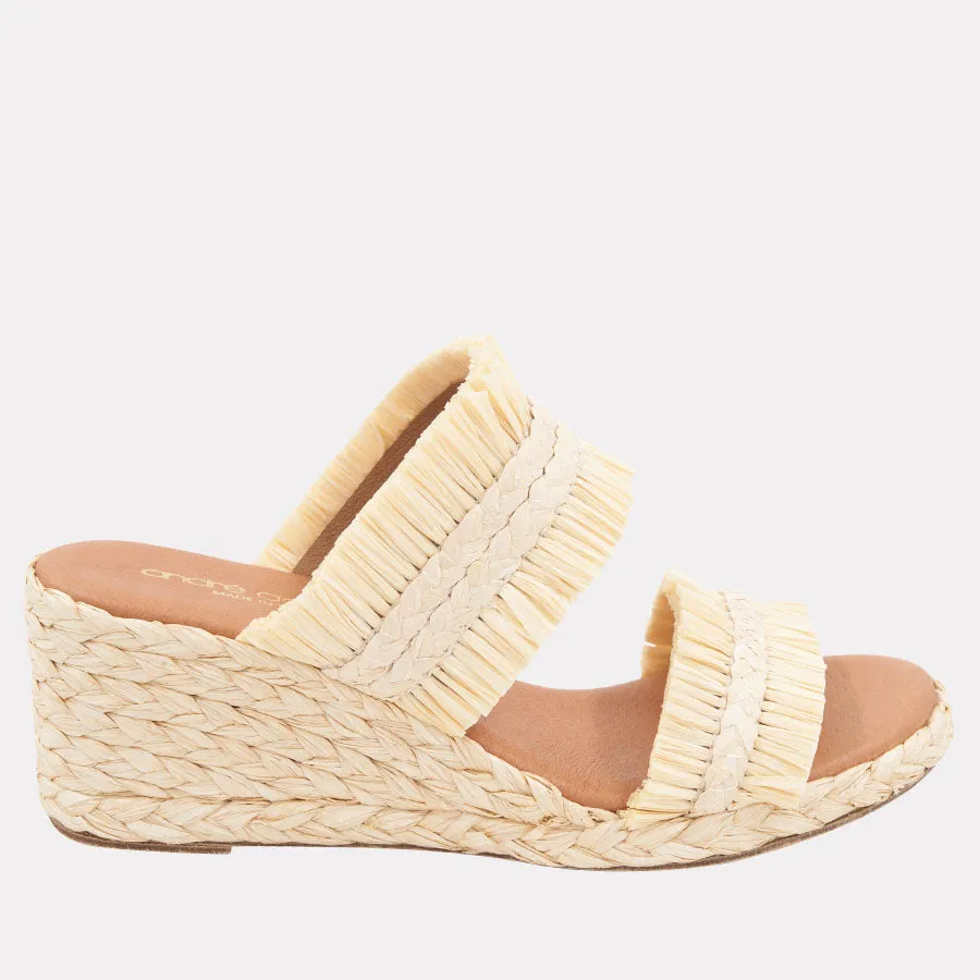 Nori Fringe Espadrille Wedge sold by Andre Assous product image thumbnail 2