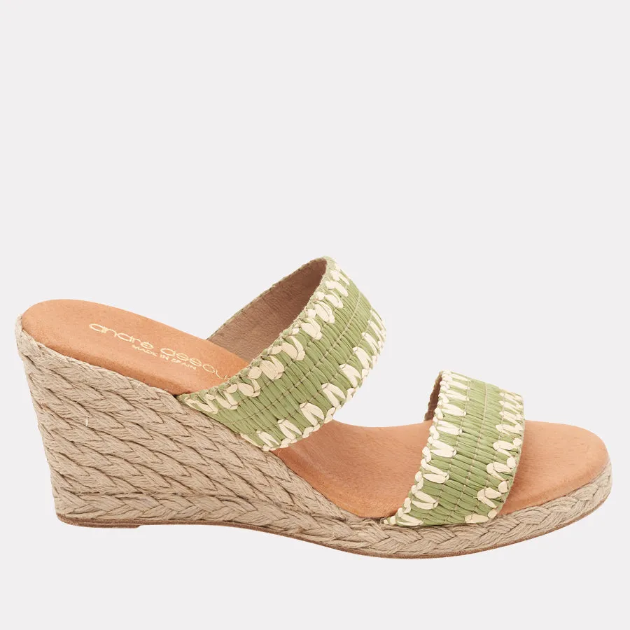 Nolita Stitched Raffia Espadrille Wedge sold by Andre Assous product image thumbnail 5