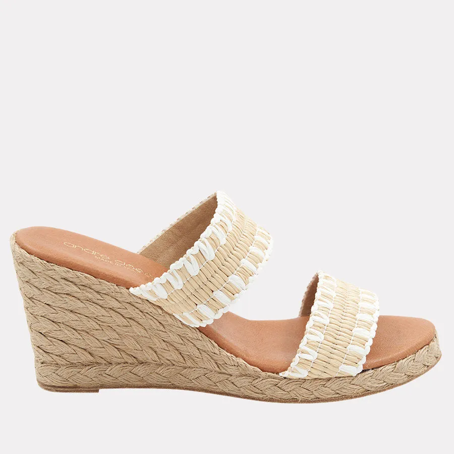 Nolita Stitched Raffia Espadrille Wedge sold by Andre Assous product image thumbnail 2