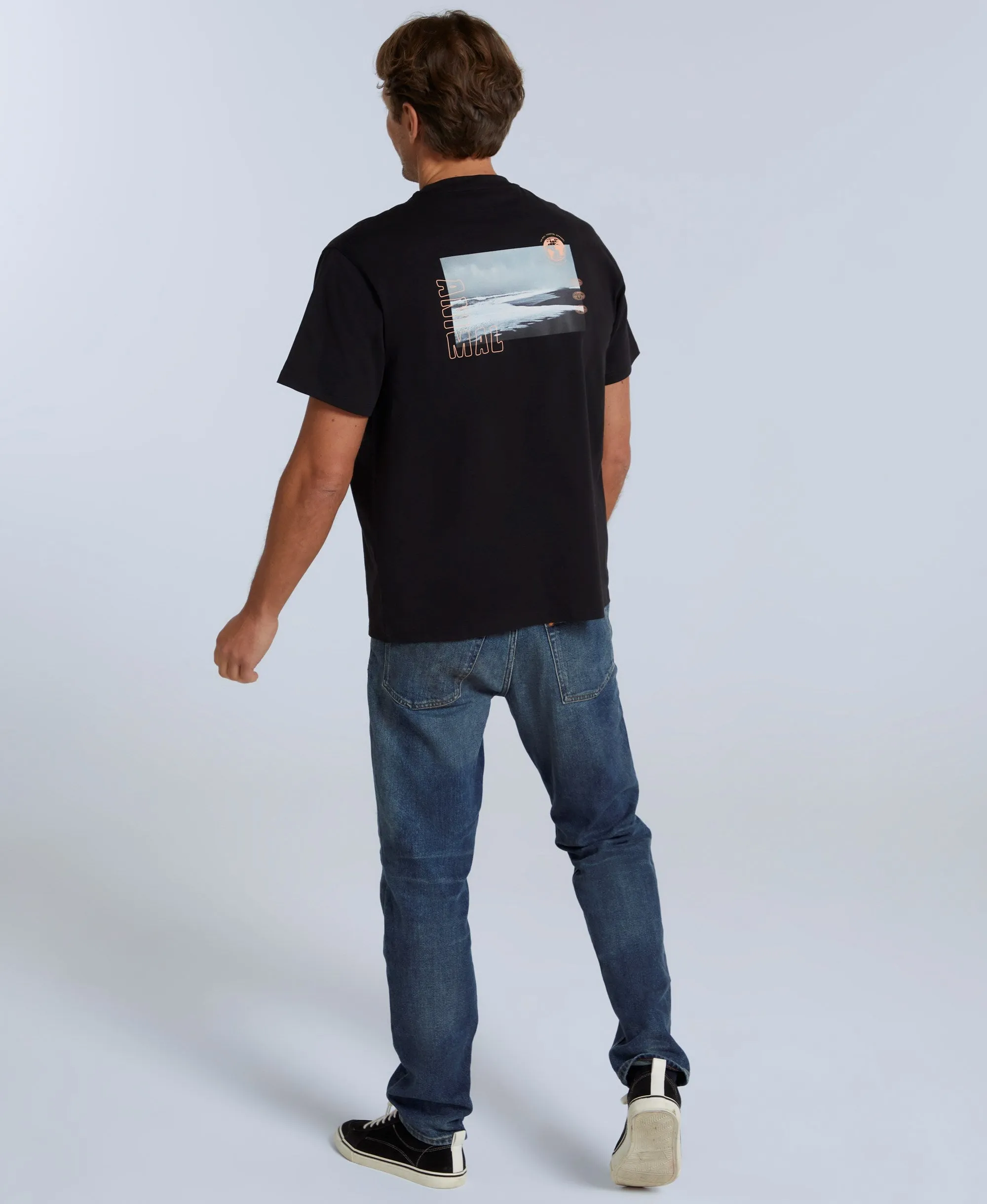 Chase Mens Relaxed T-Shirt - Black sold by Animal product image thumbnail 3