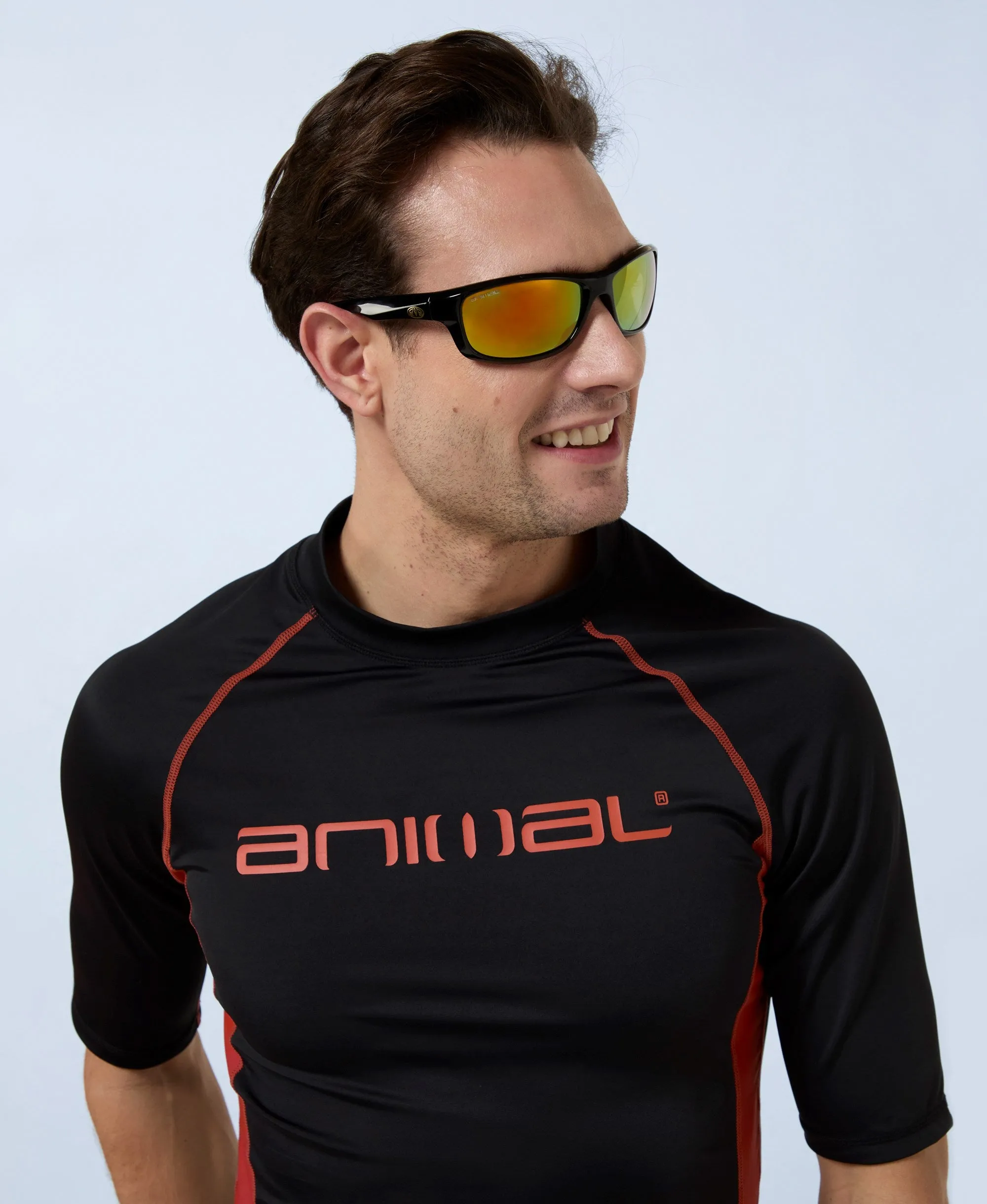 Jude Mens Recycled Polarised Sunglasses - Charcoal sold by Animal