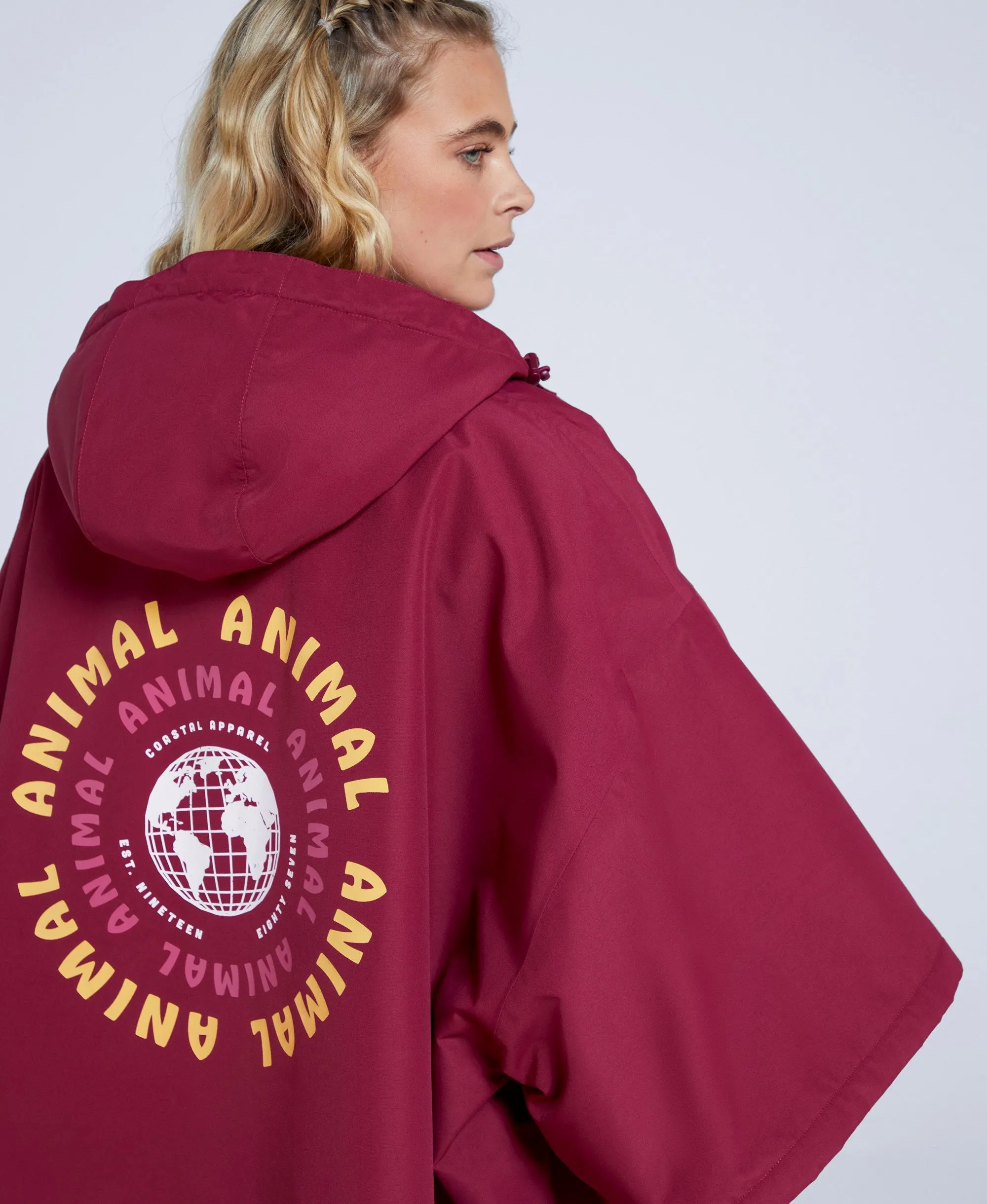 Zara Womens Changing Robe - Burgundy sold by Animal product image thumbnail 3