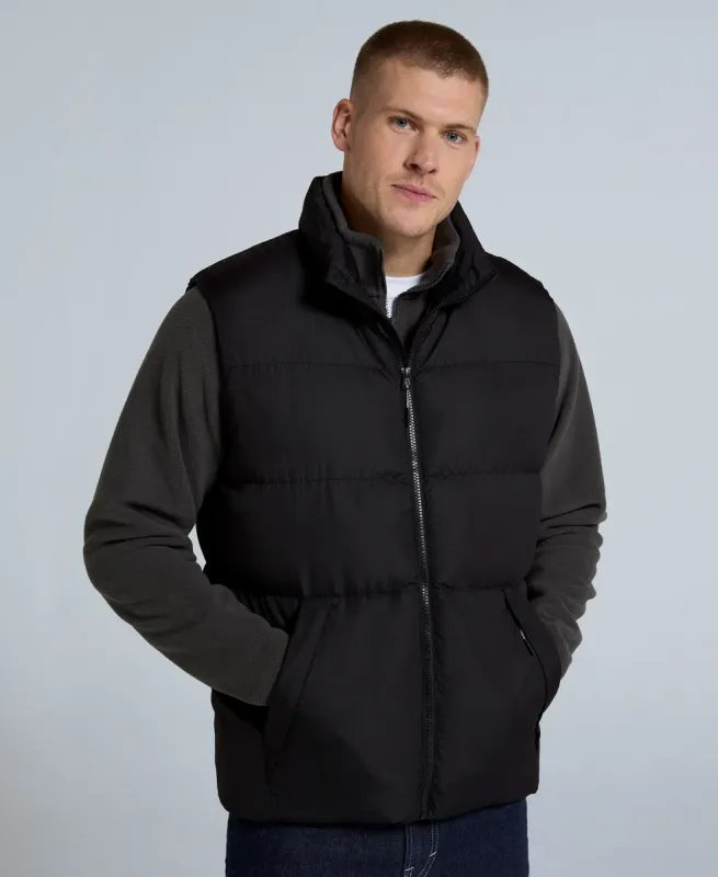 Haworth Mens Padded Gilet - Jet Black sold by Animal