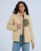 Hennie Womens Borg Jacket - Off White sold by Animal