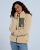 Hennie Womens Borg Jacket - Off White sold by Animal