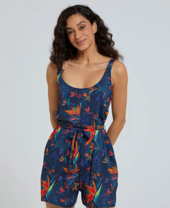 Flora Womens Playsuit - Orange sold by Animal