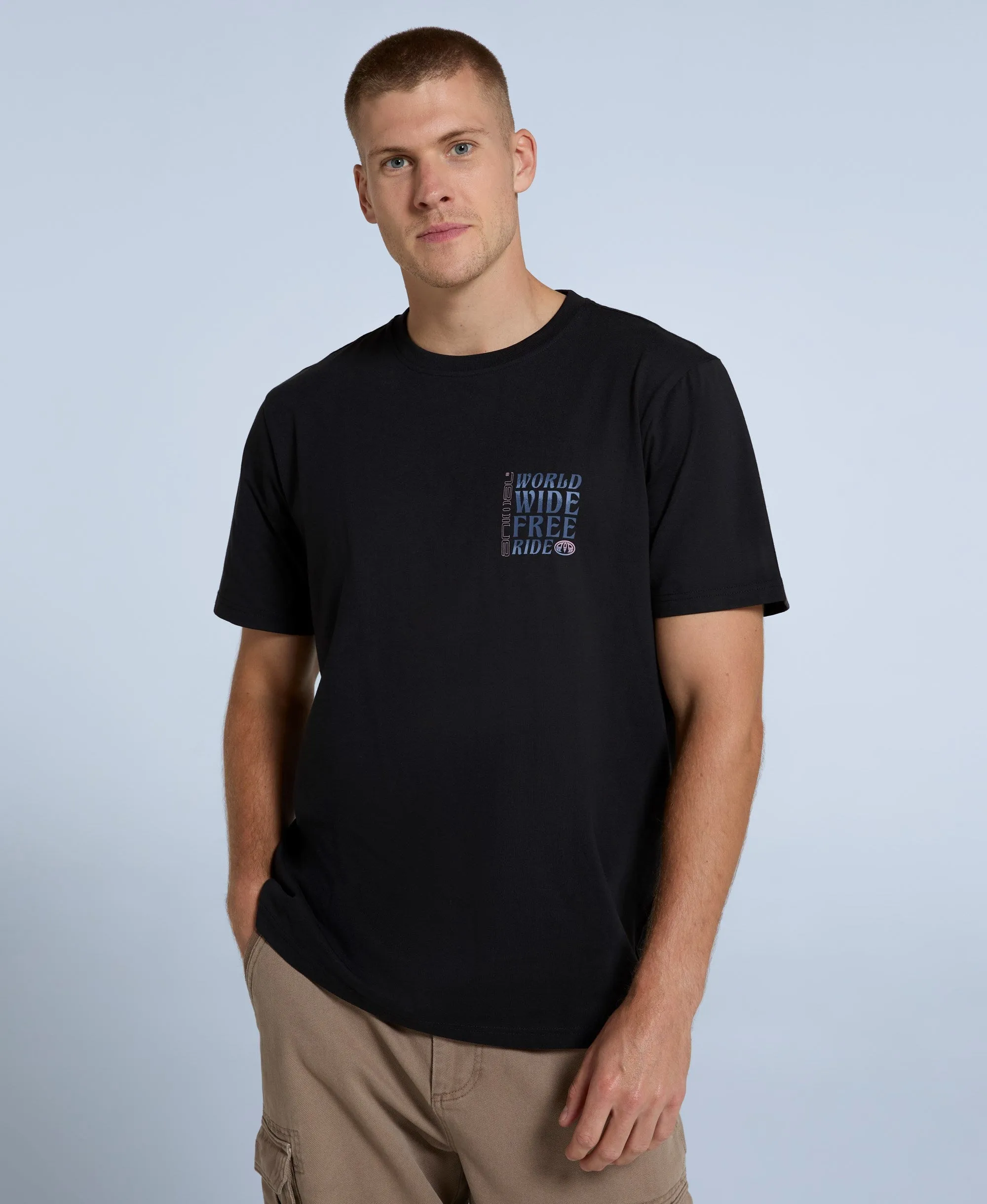 Chase Mens Relaxed T-Shirt - Jet Black sold by Animal product image thumbnail 4