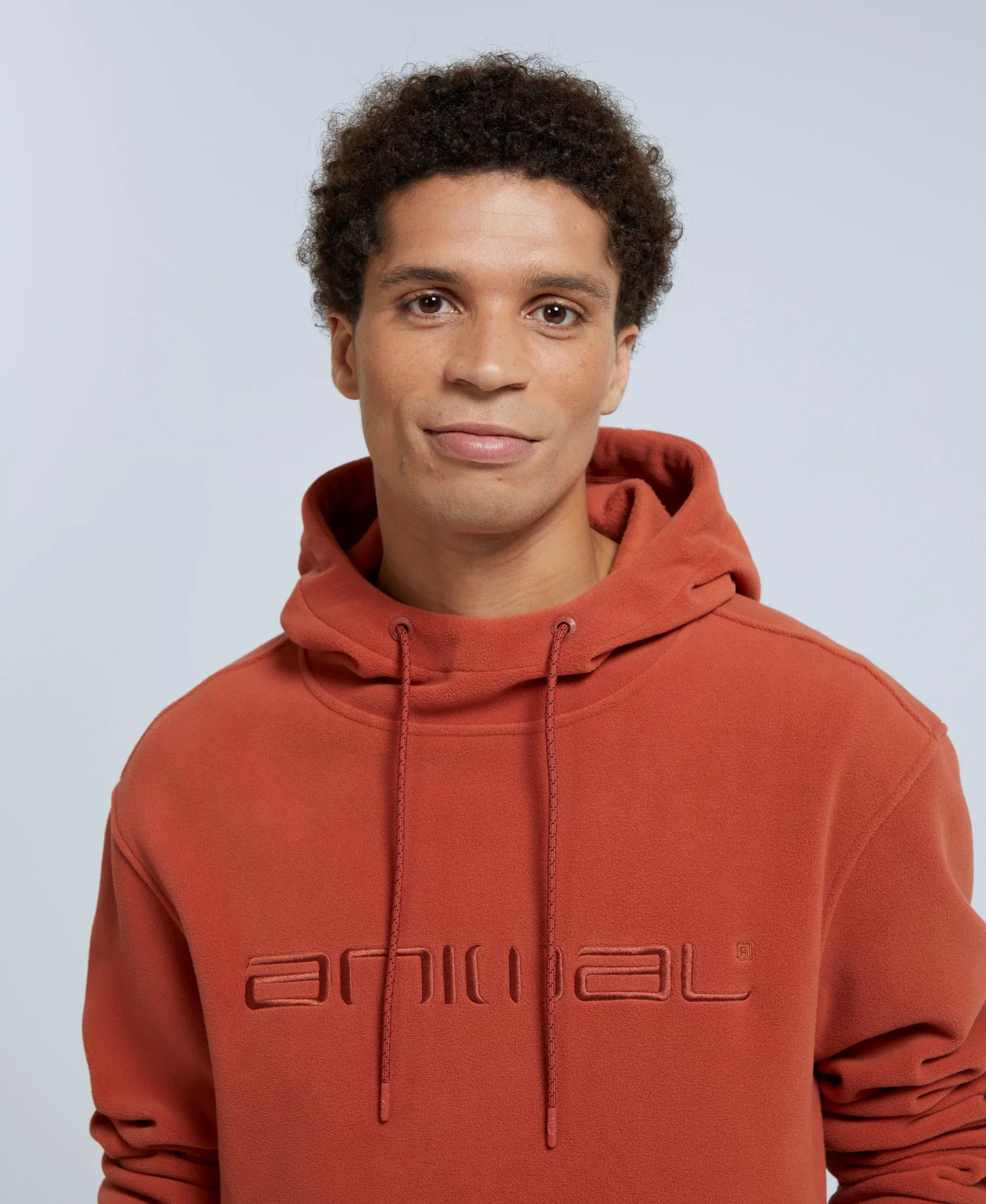 Louis Mens Fleece Hoodie - Orange sold by Animal product image thumbnail 5