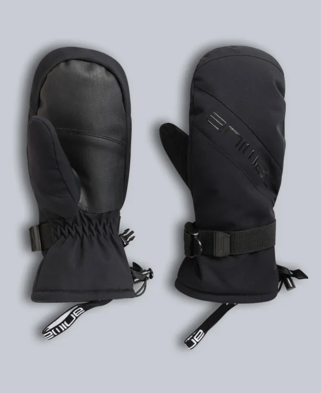 Track Womens Snow Mittens - Jet Black sold by Animal