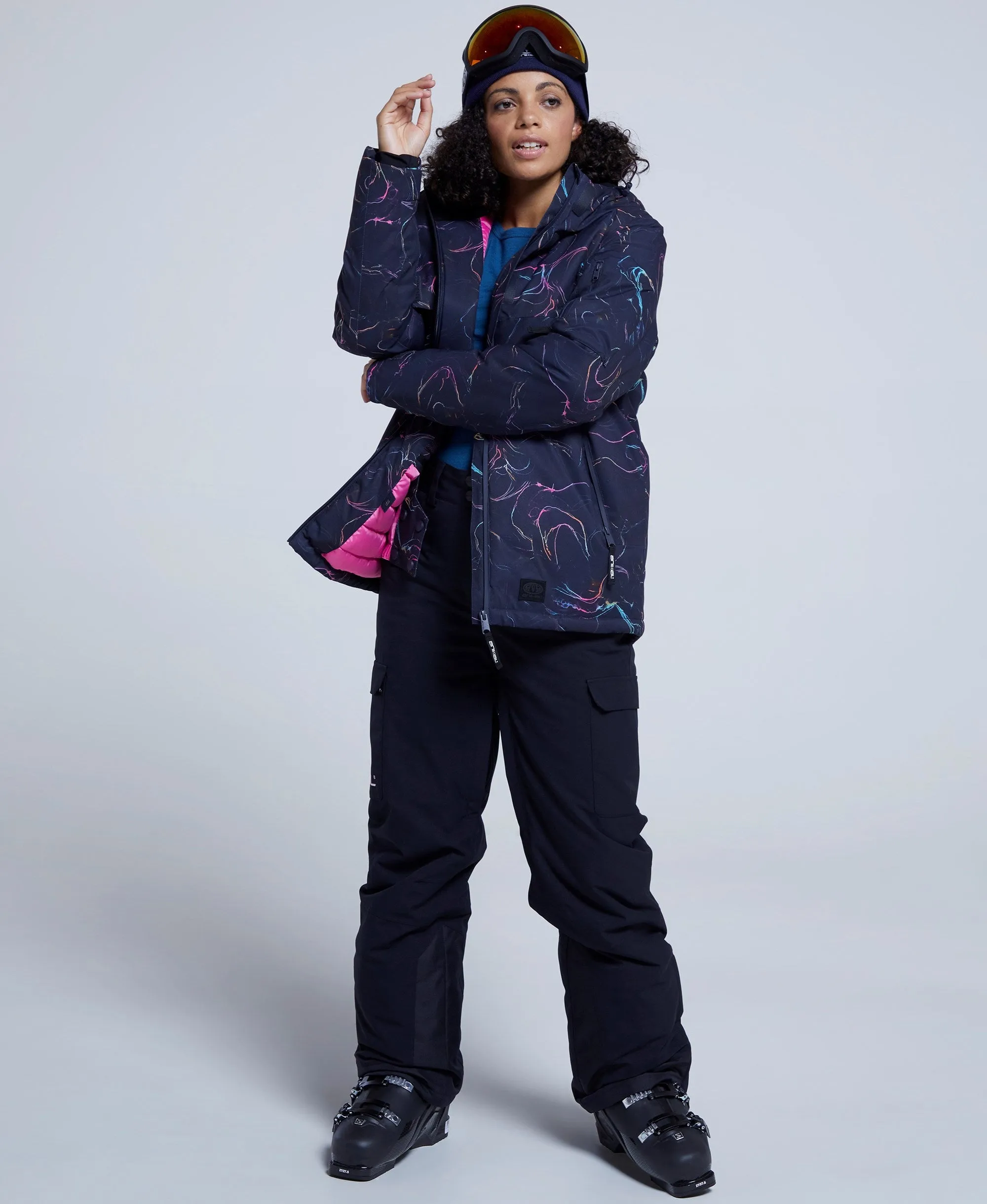 Trail Womens Snow Jacket - Mixed sold by Animal