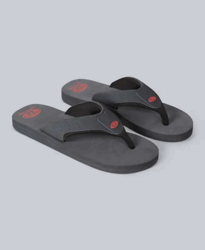 Jekyl Mens Flip-Flops - Asphalt sold by Animal