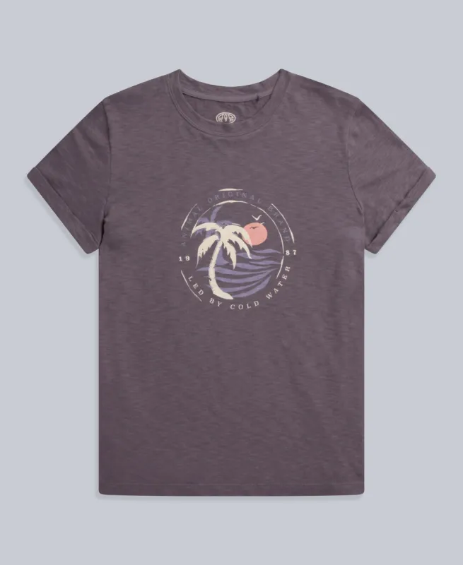 Ava Womens Knit T-Shirt - Charcoal sold by Animal