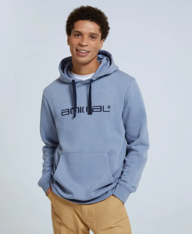Driver Mens Organic Logo Hoodie - Blue sold by Animal
