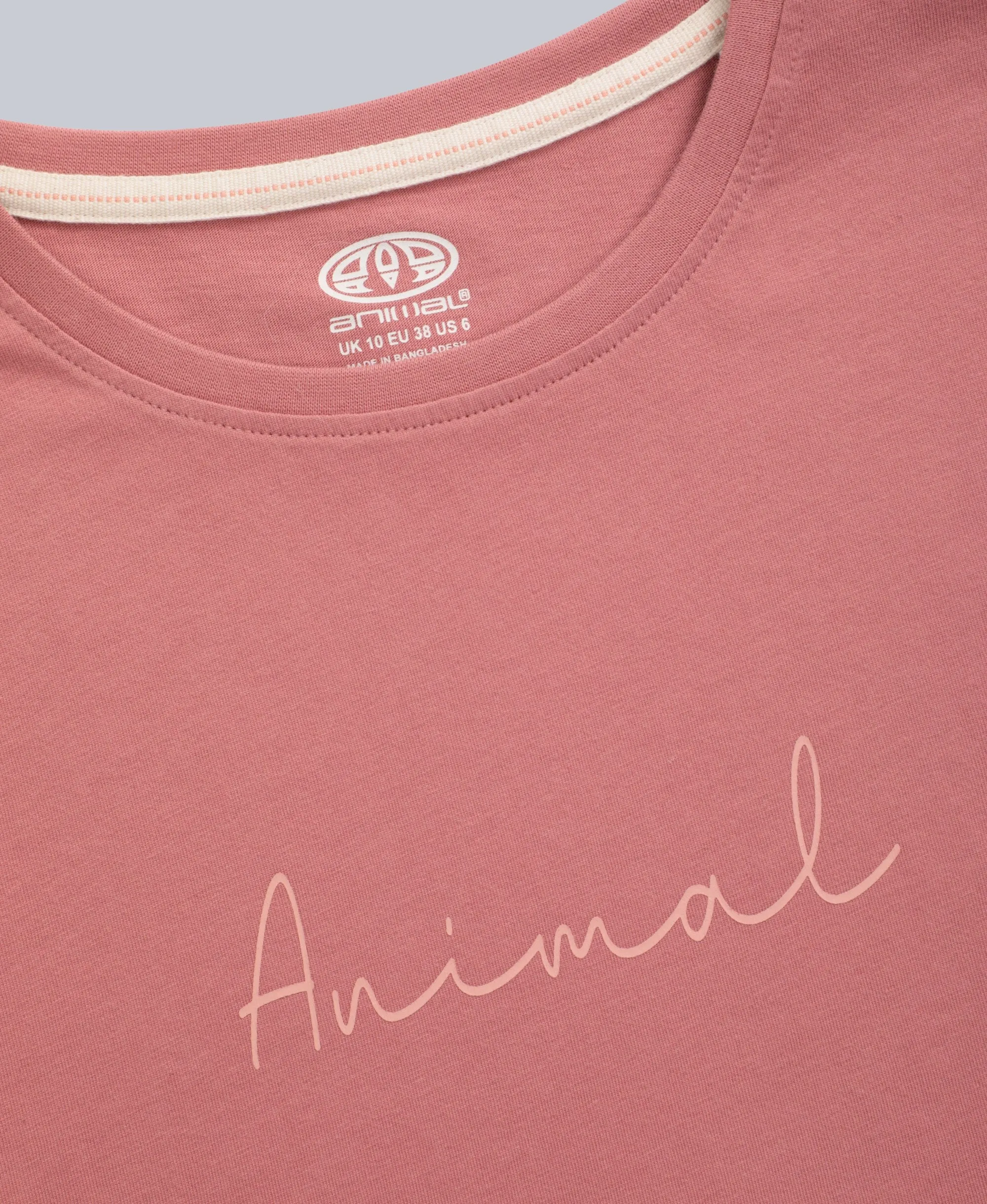 Marina Womens Logo T-Shirt - Dark Pink sold by Animal product image thumbnail 3